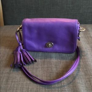 Purple coach crossbody